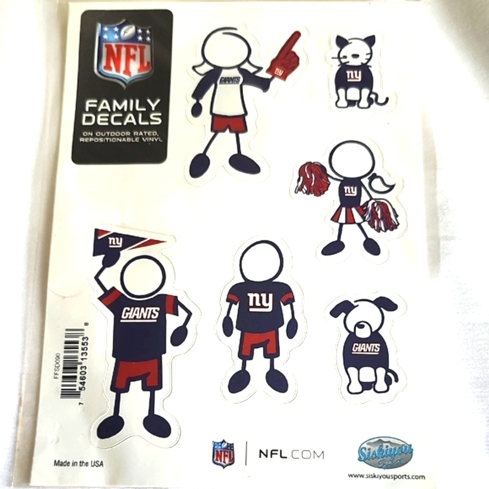 NFL Family Decals Set